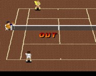 une photo d'Ã©cran de Super Tennis sur Nintendo Super Nes